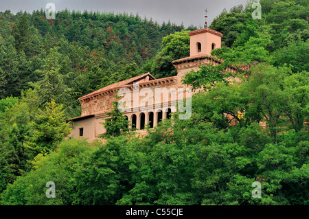 L'Espagne, La Rioja : Vue de Monastère de Suso Banque D'Images