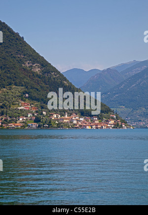 Monte Isola, le lac d'Iseo, Italie Banque D'Images