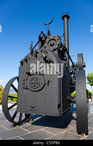 Locomobile, musée du vin, Briones, La Rioja, Espagne Banque D'Images