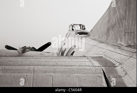 B-17 à un meeting aérien, Arkansas, États-Unis Banque D'Images