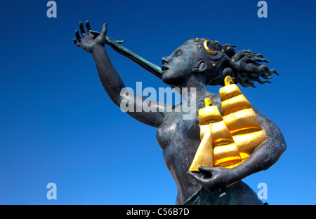 L'esprit de South Shields, statue par Irene Brown, à South Shields, Tyne and Wear Banque D'Images