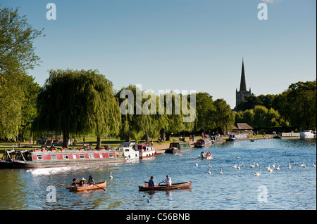 Stratford-upon-Avon, Warwickshire, Royaume-Uni Banque D'Images