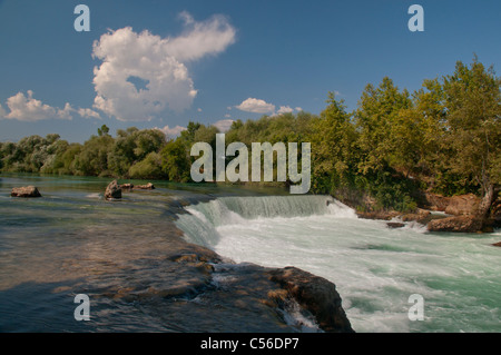 Près de chutes d'eau de Manavgat Antalya,Turquie,Côté Banque D'Images