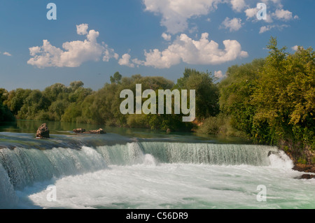 Près de chutes d'eau de Manavgat Antalya,Turquie,Côté Banque D'Images