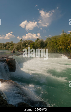 Près de chutes d'eau de Manavgat Antalya,Turquie,Côté Banque D'Images