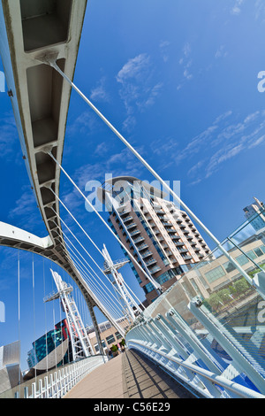 Pont élévateur Salford Quays Banque D'Images