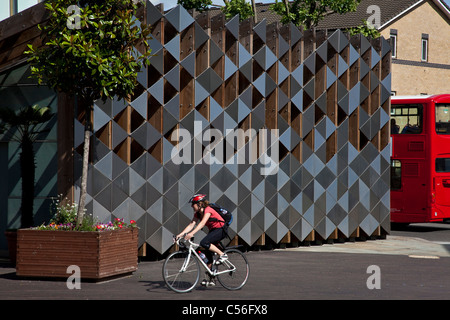 Le Garage à vélo, Bermondsey Square, Londres, Angleterre Banque D'Images