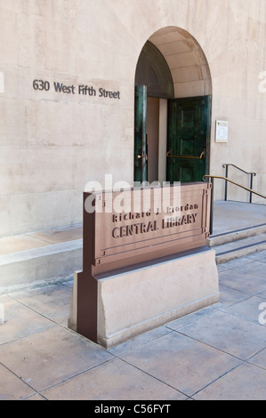 La Bibliothèque centrale de Los Angeles. Banque D'Images