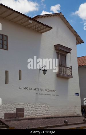 Museo de arte Pre-colombino (Musée d'Art Précolombien), Cusco, Pérou Banque D'Images