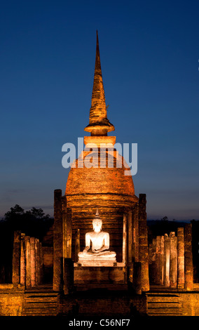 Wat Sa Si, Sukhothai, Thaïlande Banque D'Images