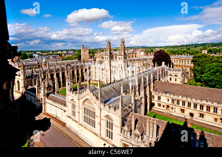 Vue sur Oxford Banque D'Images