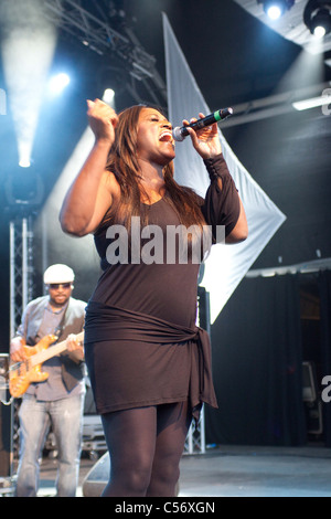 Mica Paris concert au Festival Henley Banque D'Images