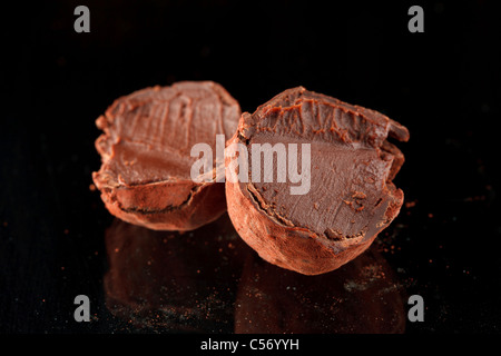 Truffes au chocolat Banque D'Images