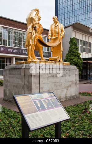 Les Golden Boys statue Banque D'Images