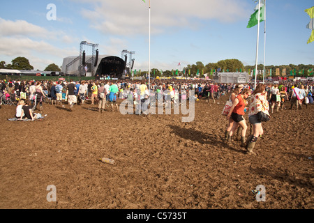 Autre stade Arena au festival de Glastonbury 2011. Banque D'Images