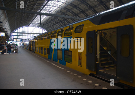 La principale gare ferroviaire de l'Europe Pays-Bas Banque D'Images