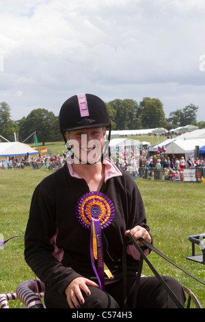 Gagnante du prix   concurrents à Raby Castle Game & Country Fair, Staindrop, Durham, UK Banque D'Images