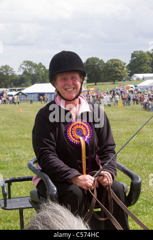 Gagnante du prix   concurrents à Raby Castle Game & Country Fair, Staindrop, Durham, UK Banque D'Images