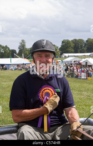 Gagnante du prix   concurrents à Raby Castle Game & Country Fair, Staindrop, Durham, UK Banque D'Images