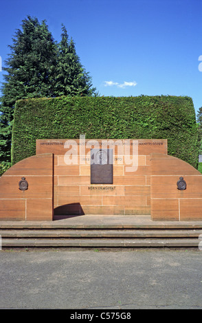 Haut Sir Dowding, Memorial Park Station, Moffat, Dumfries et Galloway, Écosse, Royaume-Uni Banque D'Images