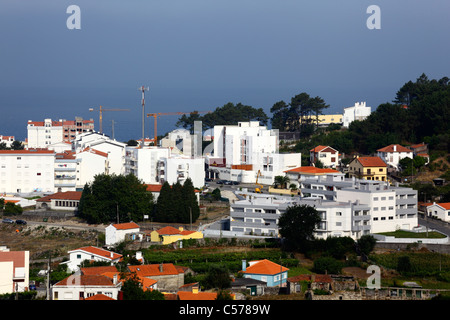 La construction du bâtiment sur la côte, près de Vila Praia de Ancora, nord du Portugal Banque D'Images