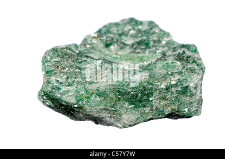 Fuchsite (Madagascar) Chrome-mica muscovite roulement Banque D'Images