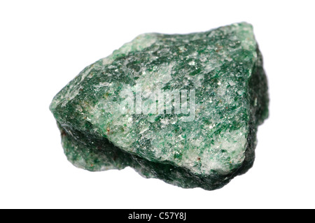Fuchsite (Madagascar) Chrome-mica muscovite roulement Banque D'Images