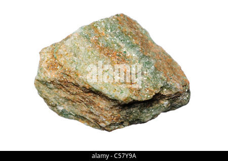 Fuchsite (Madagascar) Chrome-mica muscovite roulement Banque D'Images