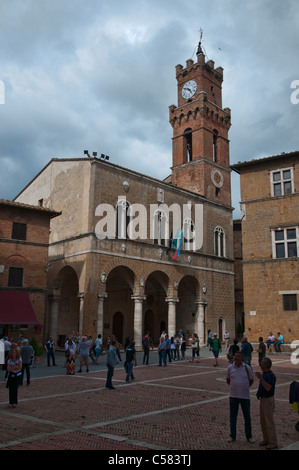 La ville médiévale de Lucques en Toscane Banque D'Images