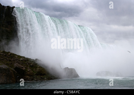 Usa côté de la Horseshoe Falls Niagara Falls new york state usa Banque D'Images