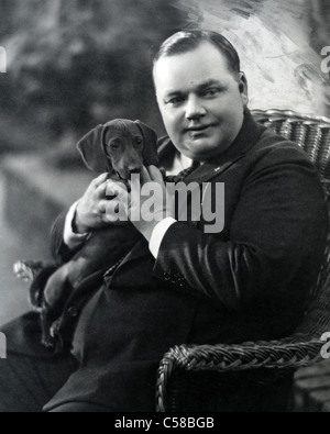 ROSCOE 'FATTY' ARBUCKLE (1887-1933) acteur cinéma muet Banque D'Images