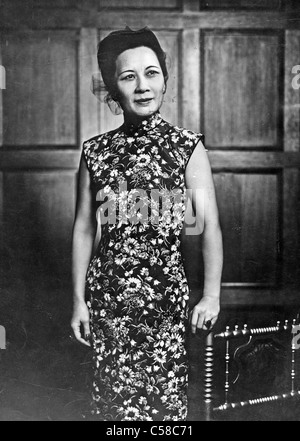 MADAME Chiang Kai-shek Soong May-ling (1897-2003) quatrième et dernière femme de la leader chinois nationaliste Banque D'Images