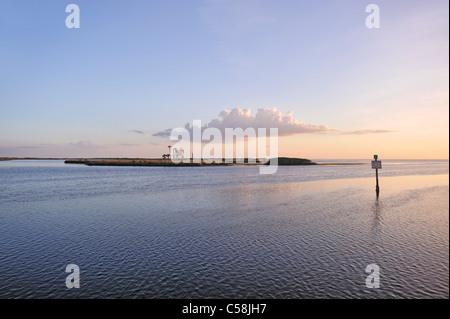 D'EAU, parc de Bayport, Pine Island, près de Spring Hill, Florida, USA, United States, Amérique du Nord, de la mer, de l'eau Banque D'Images