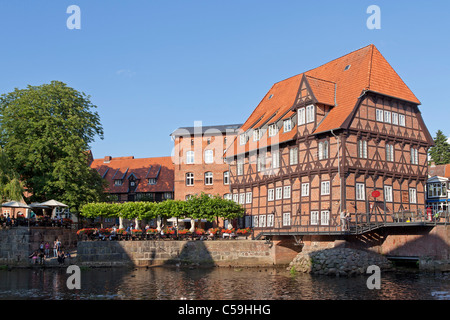 Restaurant 'Luener Muehle', Lunebourg, Basse-Saxe, Allemagne Banque D'Images