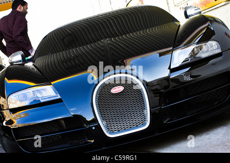 L'un des (7) Images dans cette courte série d'images concernant une Bugatti Veyron Super Sport par le photographe Peter Wheeler. Banque D'Images