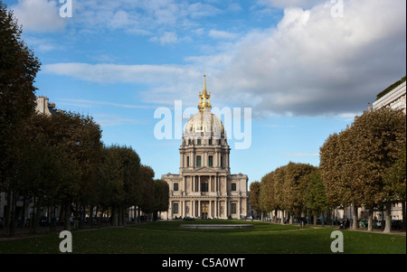 L'arrière de le tombeau de Napoléon. Paris. France Banque D'Images