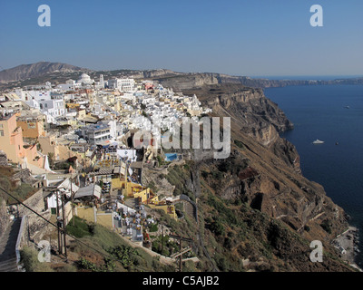 L'île grecque de Santorin Banque D'Images