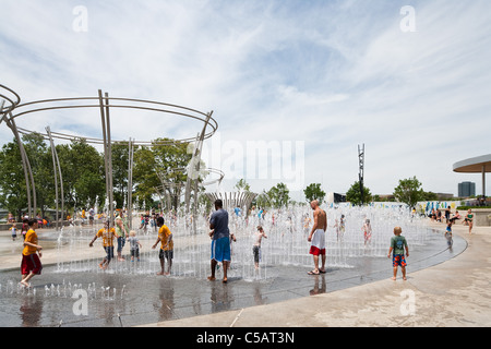 Scioto km Parc aquatique situé à Columbus Ohio Banque D'Images