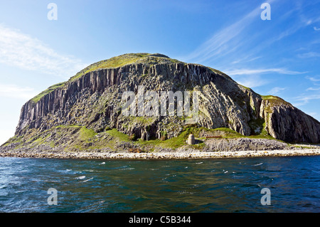 Le sud de l'aspects de célèbre île écossaise Ailsa Craig située à l'extrémité sud de l'estuaire de la Clyde à l'ouest de l'Écosse Banque D'Images