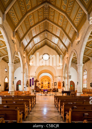 La Cathédrale San Fernando, San Antonio, TX Banque D'Images