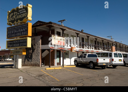 Hôtel El Rancho Gallup Nouveau Mexique USA Banque D'Images