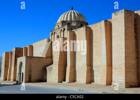 Grande Mosquée (Sidi Oqba), Kairouan, Tunisie Banque D'Images