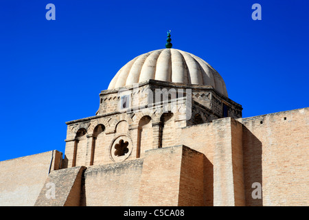 Grande Mosquée (Sidi Oqba), Kairouan, Tunisie Banque D'Images