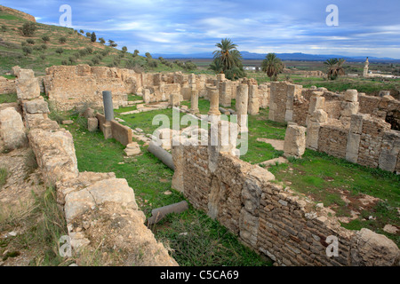 Ville romaine BULLA REGIA, Tunisie Banque D'Images