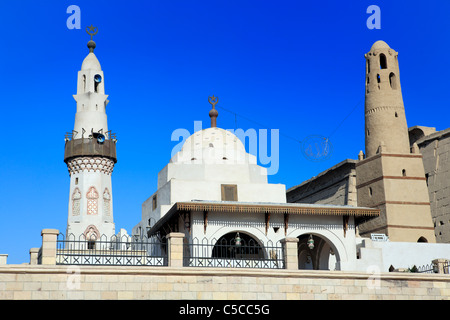 La mosquée Abou el-Haggag, Luxor, Egypte Banque D'Images