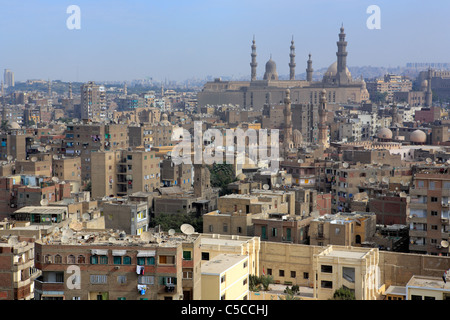 Sultan Hassan et Al Rifai mosquée, Le Caire, Egypte Banque D'Images