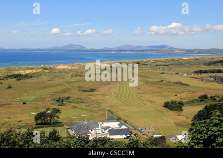 Royal St David's Golf Club, Harlech, Gwynedd, Pays de Galles, Royaume-Uni Banque D'Images