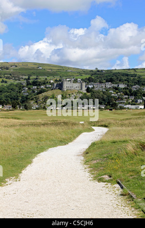 Royal St David's Golf Club, Harlech, Gwynedd, Pays de Galles, Royaume-Uni Banque D'Images