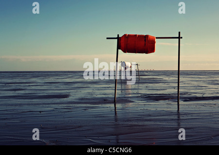 Target pratique la batterie à donna nook Lincolnshire Banque D'Images
