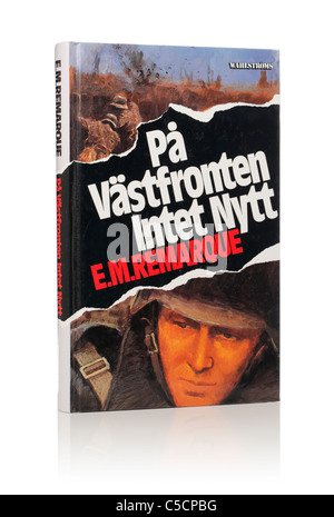 E. M. Remarque's roman 'le'. Ici dans l'édition suédoise de 1995. Banque D'Images